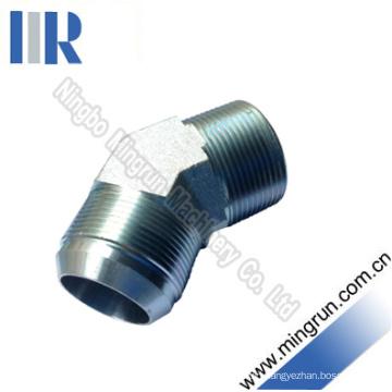 45 Elbow Jic Male / NPT Male Hydraulic Adapter Tube Connector (1JN4)